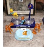Collection of Babycham advertising deer ashtray etc.