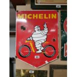 Michelin Tyres enamel advertising sign.