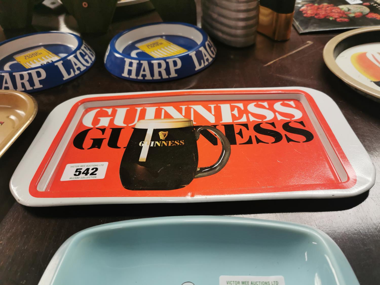 Guinness advertising drinks' tray.