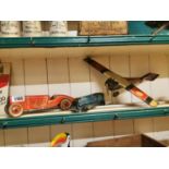 Three tinplate toys