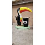 How Grand To Be A Toucan Guinness lamp base.