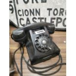 1960's Bakelite telephone.