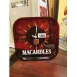 McArdle's Advertising Clock