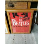 The Beatles In Concert poster.