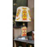 Gordon's Gin bottle in the form of a lamp.