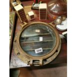 19th. C. brass porthole.