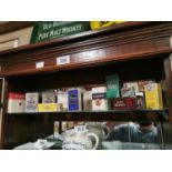 Collection of cigarrette boxes.