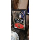 Special Old Irish Whiskey Black Bush advertising mirror.