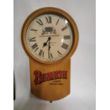 Beamish Irish Stout advertising clock.