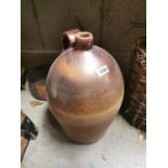 19th. C. stoneware flagon.