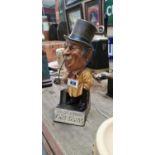 Rare Will's & Sons Fine Shagg chalk advertising figure.