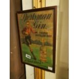 Sportsman Gin advertisement.