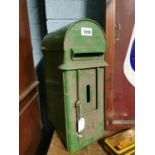 Cast Iron P&T post box.