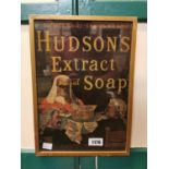 Hudson's Extract Soap advertisement.