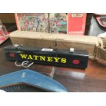 Watney's electric shelf light