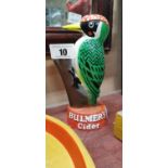 Bulmer's Cider advertising Ruberoid woodpecker.
