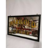 Rare Marigold Flake Tobacco advertising mirror.