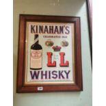 Kinahan's Old Irish Whiskey advertising print.