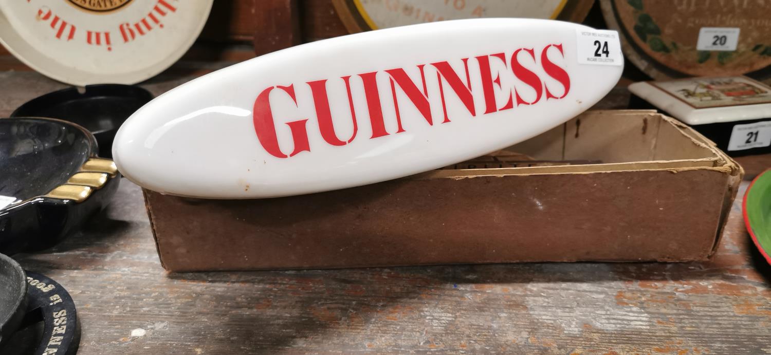 1950's Guinness light up shelf Perspex advertising sign.