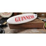 1950's Guinness light up shelf Perspex advertising sign.