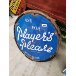 Ask For Player's Please enamel sign.