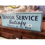 Unusual Senior Service advertising sign