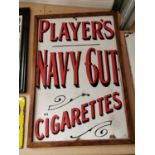 Players Navy Cut enamel advertising sign.