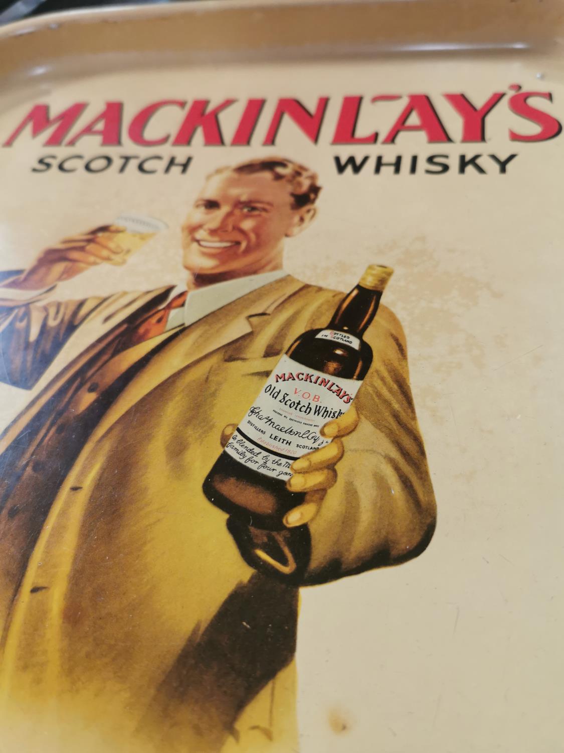 Mackinlay's advertising drinks' tray. - Image 2 of 2