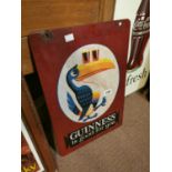 Rare Guinness enamel advertising sign