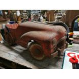 Rare 1940s child's pedal car.