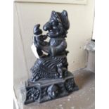 19th. C. cast iron door stop