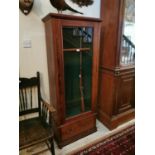 19th. C. pitch pine gun cabinet