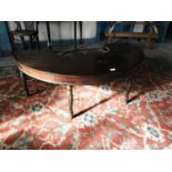 Edwardian mahogany coffee table
