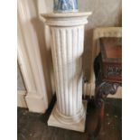 Composition reeded column