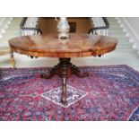 19th. C. mahogany breakfast table