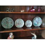 Collection of four Oriental plates.