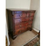 Georgian oak chest