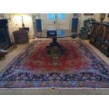 Iranian hand knotted carpet Square