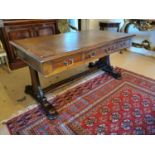 William IV mahogany writing desk