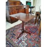 Georgian mahogany wine table.