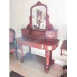 19th. C. mahogany duchess dressing table