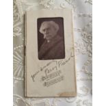 Percy French booklet of Poems Signed by Percy French