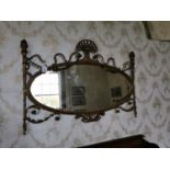19th. C. gilt decorative wall mirror