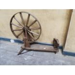 19th. C. spinning wheel.