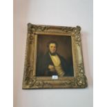 19th. C. Oil on Canvasof a Gentleman