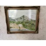 Framed Watercolour Croagh Patrick
