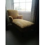 19th. C. upholstered day bed