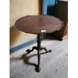 19th. C. mahogany wine table