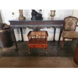 Irish mahogany side table.