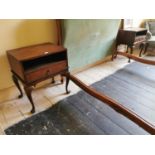 Pair of Edwardian mahogany bedside cabinets